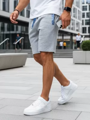 Pantaloni scurți pentru bărbați DSTREET SX2223 GRI DESCHIS