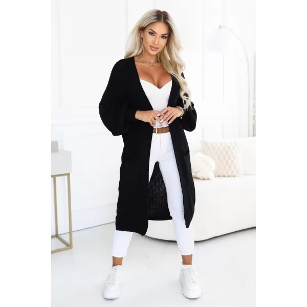  Cardigan de damă NUMOCO 627-4 NEGRU 