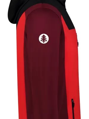 Hanorac powerfleece pentru bărbați NORDBLANC SPRAWL NBSFM8333 ROŞU
