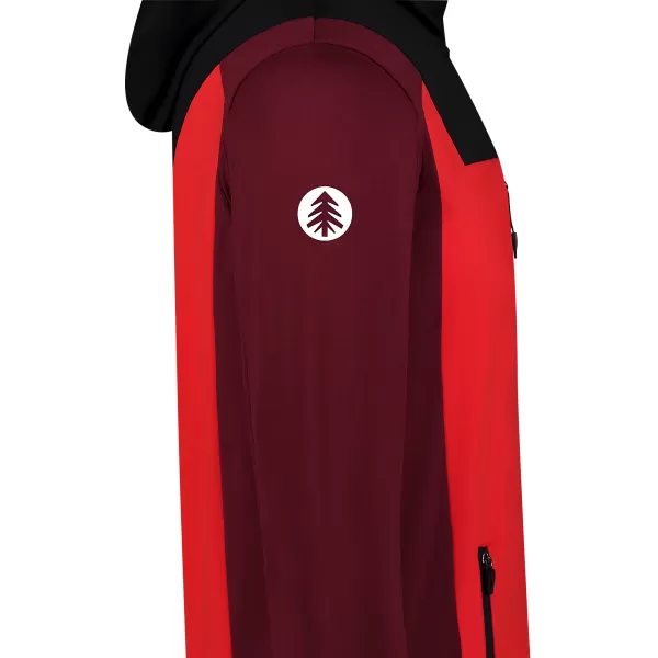  Hanorac powerfleece pentru bărbați NORDBLANC SPRAWL NBSFM8333 ROŞU 