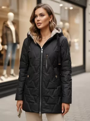 Geaca de dama DSTREET TY5768 NEGRU