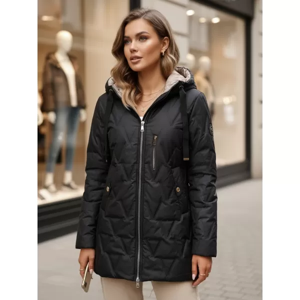  Geaca de dama DSTREET TY5768 NEGRU 