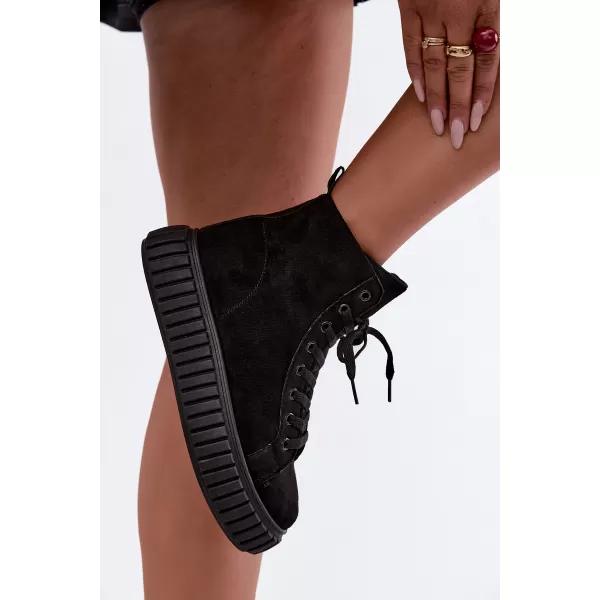  Adidași de damă BOTO LA372 NEGRU 