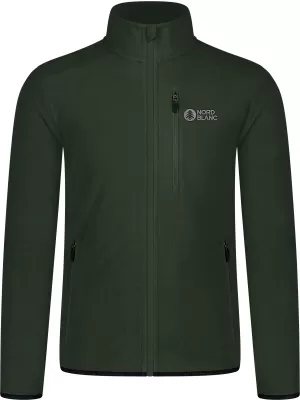 Hanorac ușor pentru bărbați din fleece NORDBLANC QUARRY NBSFM8372 VERDE