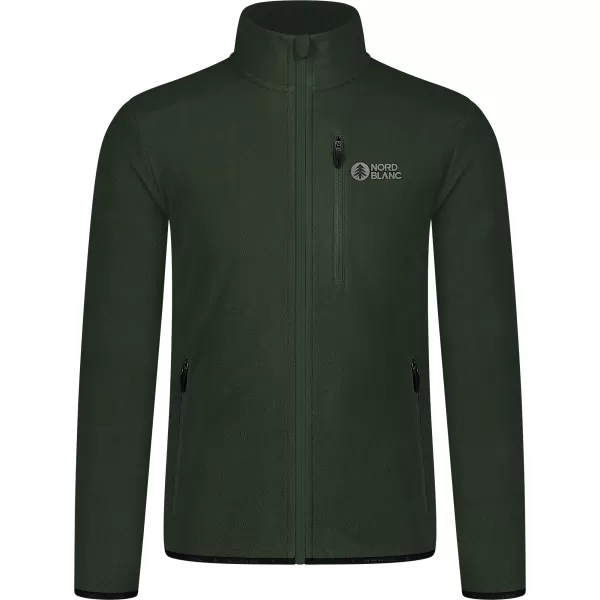  Hanorac ușor pentru bărbați din fleece NORDBLANC QUARRY NBSFM8372 VERDE 