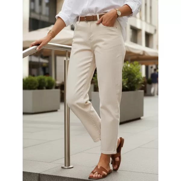 Pantaloni de dama DSTREET UY2987 ECRU 