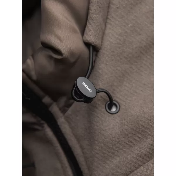  Parka pentru bărbați OMBRE OM-COWC-0161 CENUȘIU 