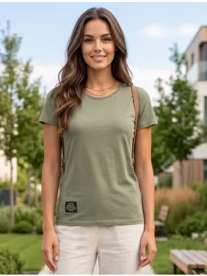 Tricou de damă ALTISPORT NP/ALWST26001 VERDE MILITAR