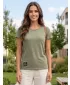 Tricou de damă ALTISPORT NP/ALWST26001 VERDE MILITAR