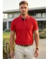 Tricou pentru bărbați cu guler MALFINI FOCUS 232 ROŞU