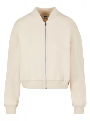 Geaca de dama URBAN CLASSICS TB7781 ALB/NISIP