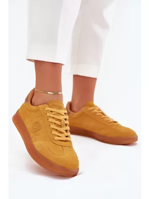 Adidași de damă BIG STAR SHOES RR274846 GALBEN/AURIU