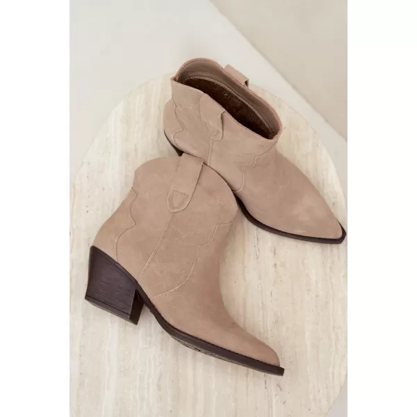  Botine de dama BOTO 6338 BEJ 