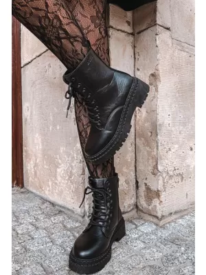 Botine de dama BIG STAR SHOES UU274816 NEGRU
