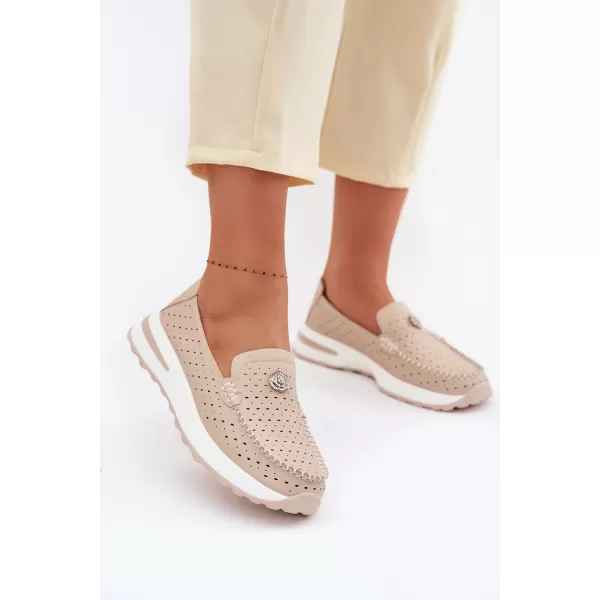  Mocasini de dama EVENTO 25PB32-8663 BEJ 