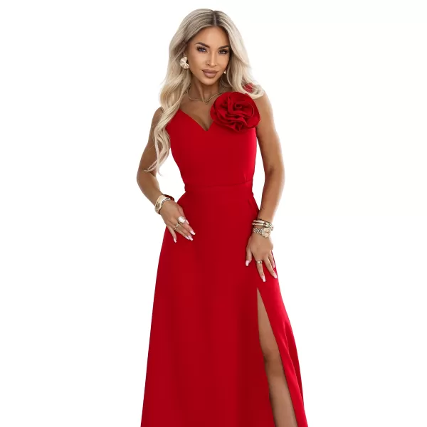  Rochie de femei NUMOCO 669-4 ROŞU 