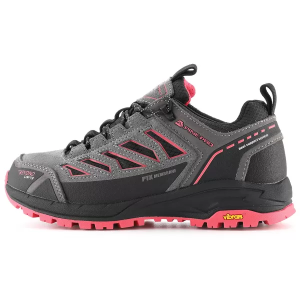  Pantofi de exterior ALPINE PRO RIAWE GRI ÎNCHIS ADEVĂRAT 