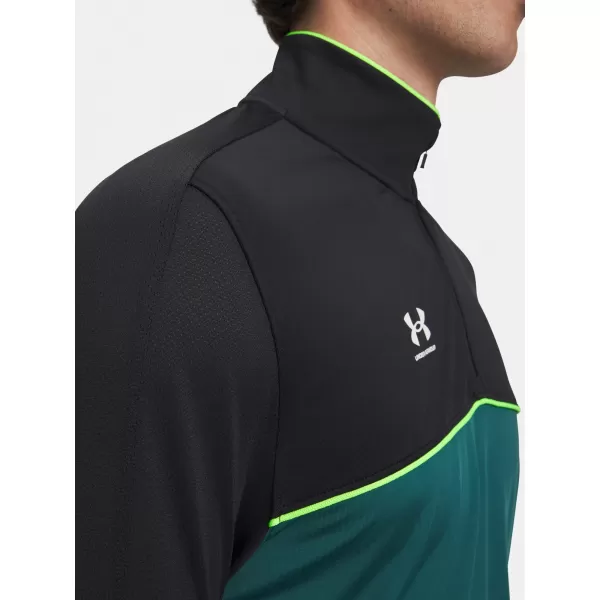  Hanorac pentru bărbați UNDER ARMOUR M CHALLENGER TRAINING QZ 6004043-338 VERDE 