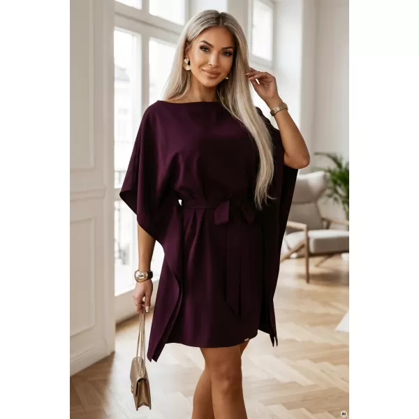  Rochie NUMOCO 287-48 PRUNE COAPTE 