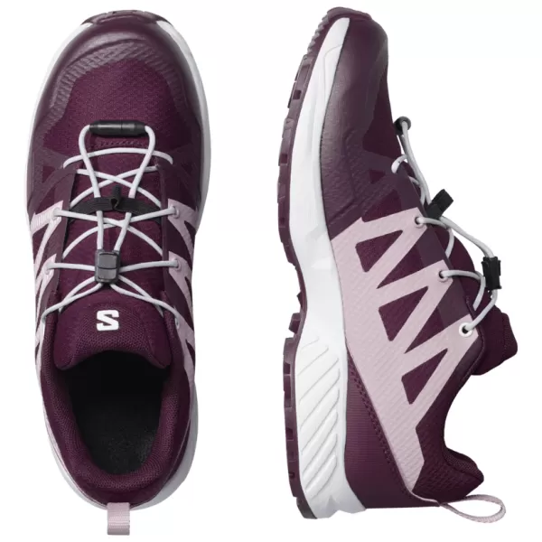  Pantofi pentru copii SALOMON OUTSCAPE WATERPROOF L49212600 ÎNFLORIRE DE IARNĂ/ROZ ZORI/ALB 