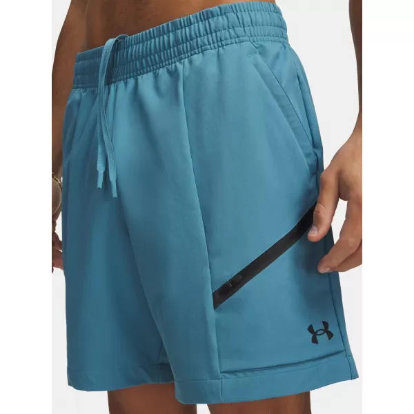  Pantaloni scurți pentru bărbați UNDER ARMOUR UNSTOPPABLE WOVEN SHORTS 6009361-466 ALBASTRU 