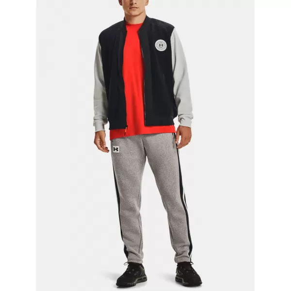  Jachetă pentru bărbați UNDER ARMOUR UA RIVAL FLC ALMA MATER BMBR 1366300-001 NEGRU 