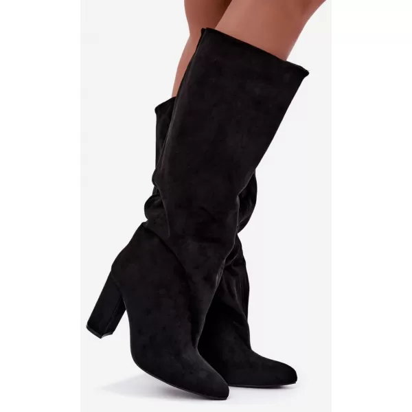  Cizme de dama BOTO C-378 NEGRU MAT 