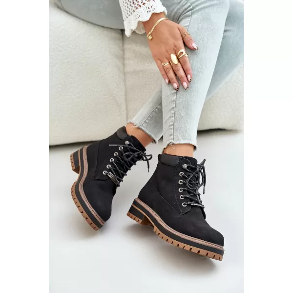  Botine de dama BIG STAR SHOES OO274A290 NEGRU 
