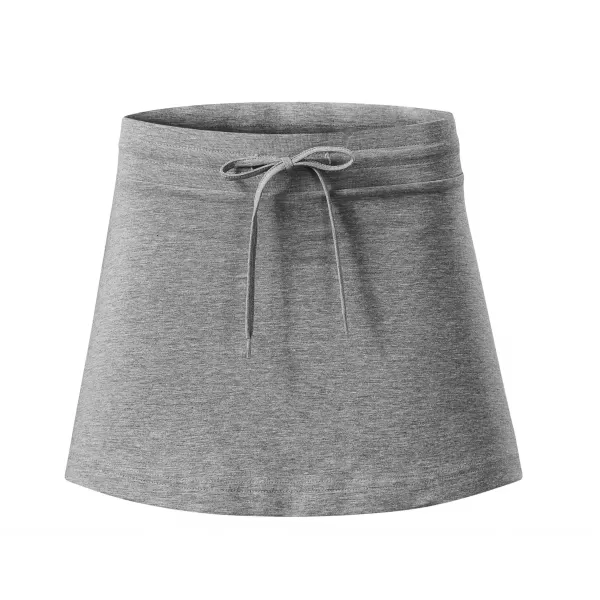  Fusta de dama cu pantaloni scurti MALFINI TWO IN ONE 604 EVIDENȚIERI GRI ÎNCHIS 
