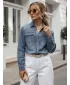 Cămașă de damă DSTREET DY0491 ALBASTRU
