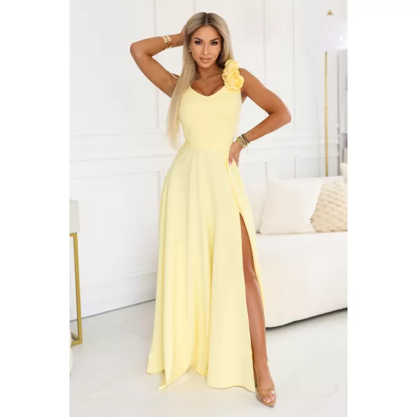  Rochie NUMOCO 643-5 GALBEN DE UNT 