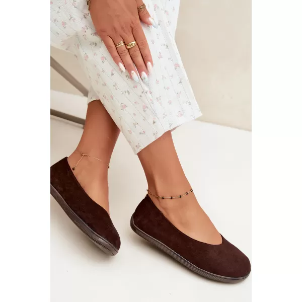  Balerini de dama BOTO 9877 CIOCOLATĂ 