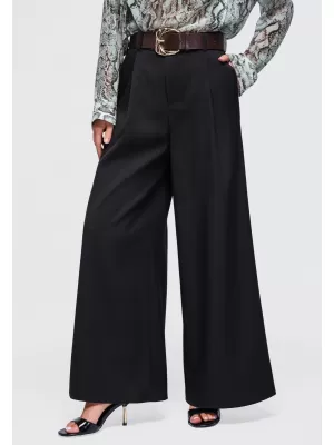 Pantaloni de dama OMBRE OW-PA-E0019 NEGRU