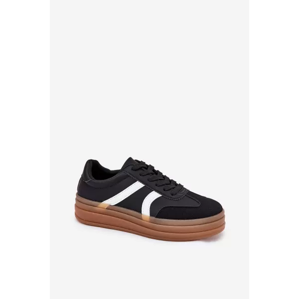  Adidași de damă BOTO 25SP26-9087 NEGRU 