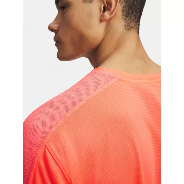  Tricou pentru bărbați UNDER ARMOUR VELOCITI REFLCT SS 6009518-824 PORTOCALE 