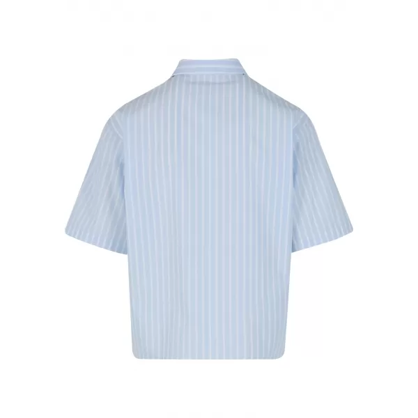  Cămașă pentru bărbați URBAN CLASSICS TB8218-21550 ÎNGHEAȚĂ ALBASTRU 