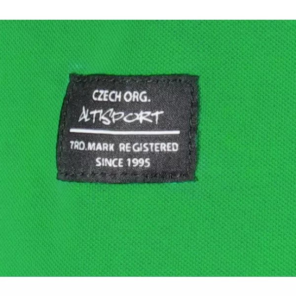  Tricou pentru bărbați cu guler ALTISPORT NP/ALMST90601 VERDE KELLY 