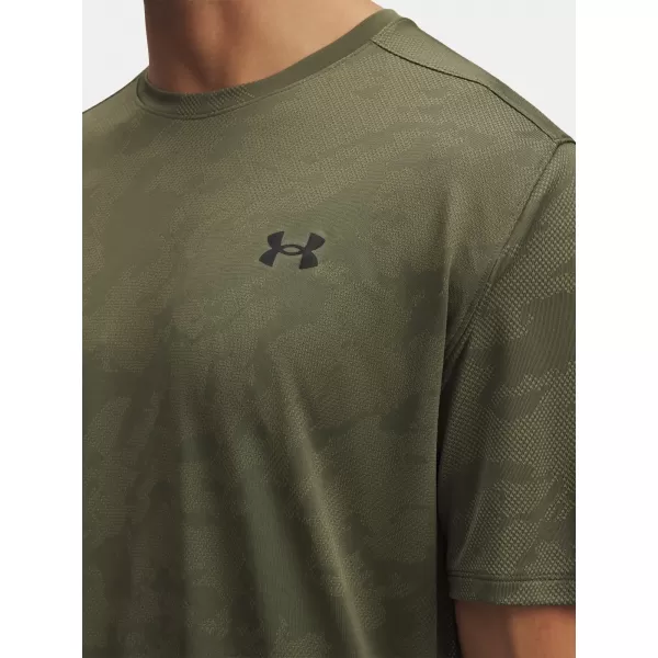  Tricou pentru bărbați UNDER ARMOUR TECH VENT JCQRD SS 1390047-390 VERDE 