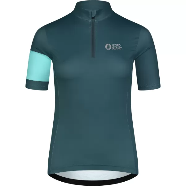  Tricou de ciclism pentru femei NORDBLANC ENTHUSIAST NBSLF8084 VERDE 