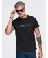 Tricou pentru bărbați OMBRE OM-TSPT-0300 NEGRU