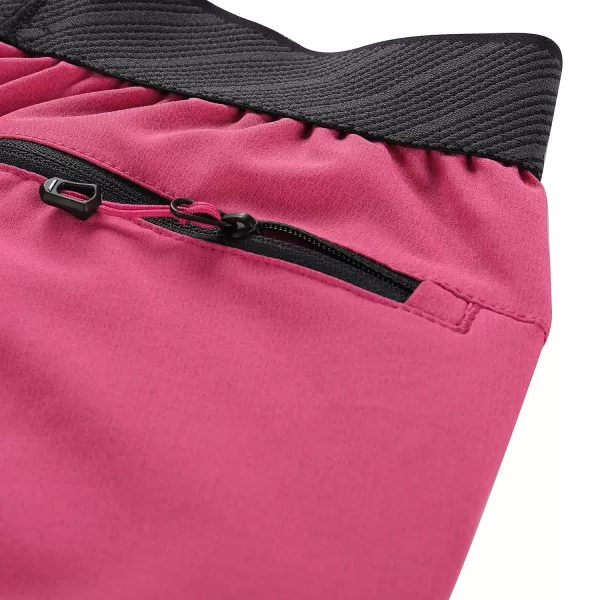  Pantaloni scurți pentru copii ALPINE PRO ZAMBO 3 ROȘU FUCSIA 