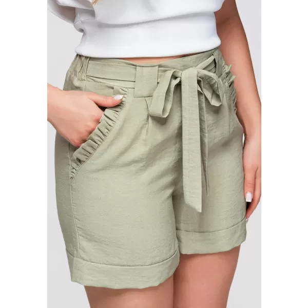  Pantaloni scurți de damă OMBRE OW-ST-E0006 KAKI 