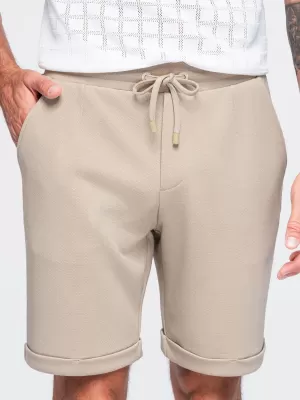 Pantaloni scurți pentru bărbați OMBRE OM-SRCS-0206 BEJ
