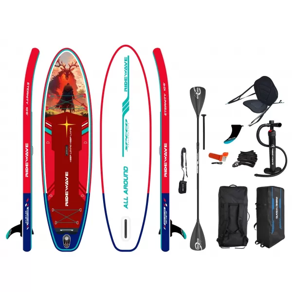  Placă cu vâsle RIDEWAVE EMBERED 10'6'' COMBO NEDETERMINAT 