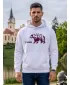 Hanorac pentru bărbați ALTISPORT ALM193422 ALB