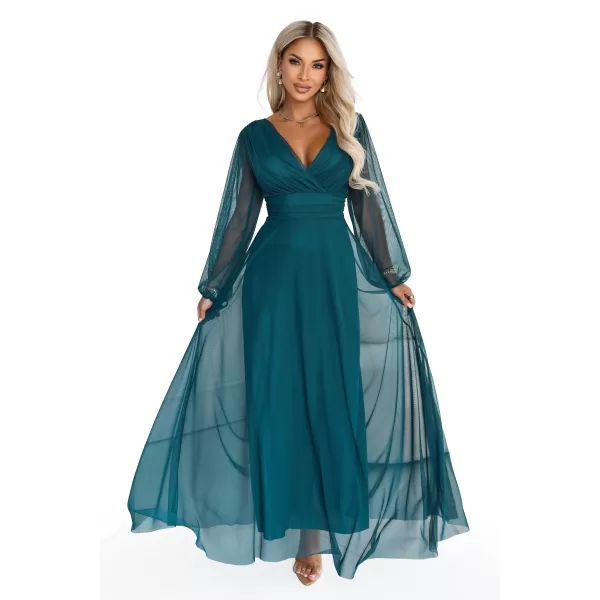  Rochie NUMOCO NERISSA 684-2 VERDE MARE 