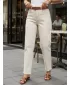 Pantaloni de dama DSTREET UY3057 ECRU