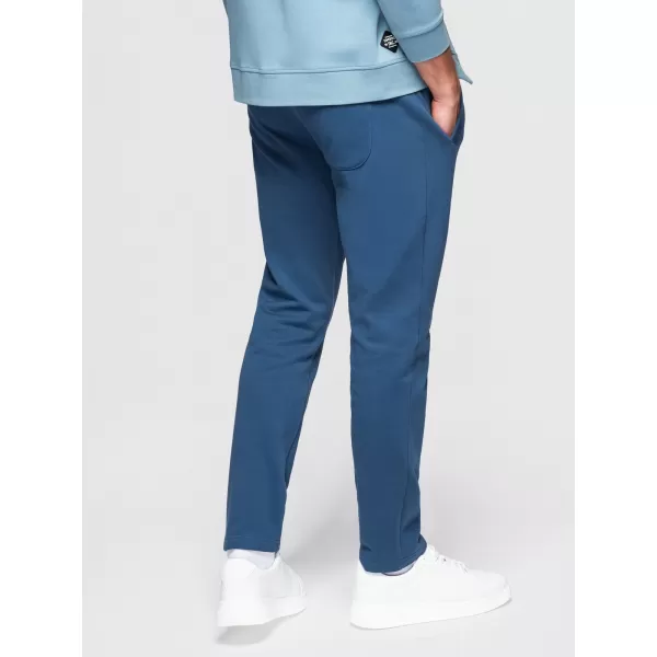  Pantaloni pentru bărbați OMBRE OM-PABS-0304 ALBASTRU ÎNCHIS 