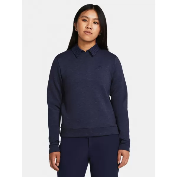  Hanorac de dama UNDER ARMOUR UA DRIVE MIDLAYER CREW 1387143-410 ALBASTRU 