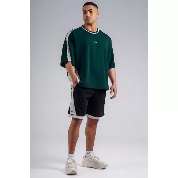  Tricou supradimensionat NEBBIA PRIMAL 869 VERDE ÎNCHIS 